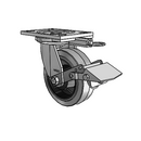 6.06209.455 COND BRK1 MTG62 Colson Swivel Caster