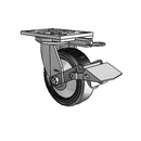 6.06209.4B5 BRK1 MTG62 TG1 Colson Swivel Caster