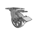 6.06209.4E5 BRK1 MTG52 Colson Swivel Caster