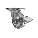 6.06209.4E5 BRK1 TG1 Colson Swivel Caster