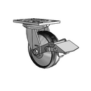 6.06209.531 BRK1 TG1 Colson Swivel Caster