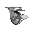 6.06209.534 BRK1 MTG62 TG1 Colson Swivel Caster