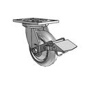 6.06209.555 BRK1 TG2 Colson Swivel Caster