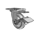6.06209.5E5 BRK1 MTG52 TG1 Colson Swivel Caster
