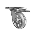 6.06209.5E9 MTG62 Colson Swivel Caster