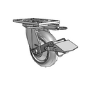 6.06209.5P5 BRK1 MTG62 TG2 Colson Swivel Caster