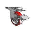 6.06209.929 BRK1 MTG52 Colson Swivel Caster