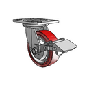 6.06209.929 BRK1 TG1 Colson Swivel Caster