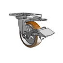 6.06209.939.3 BRK1 MTG62 Colson Swivel Caster