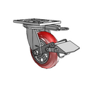 6.06209.96TS BRK1 MTG52 Colson Swivel Caster