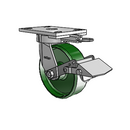 6.06289.131 MTG62 BRK1 TG1 Colson Kingpinless Swivel Caster