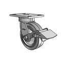 6.06289.451 BRK1 TG2 Colson Kingpinless Swivel Caster