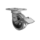 6.06289.455 COND BRK1 Colson Kingpinless Swivel Caster