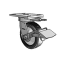 6.06289.4B9 MTG62 BRK1 TG1 Colson Kingpinless Swivel Caster