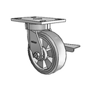 6.06289.4F1 BRK3 Colson Kingpinless Swivel Caster