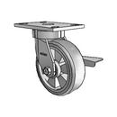 6.06289.4F9 BRK3 Colson Kingpinless Swivel Caster