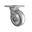6.06289.4F9 MTG4 TG1 Colson Kingpinless Swivel Caster