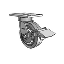 6.06289.4P5 BRK1 TG1 Colson Kingpinless Swivel Caster