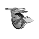 6.06289.535 MTG64 BRK1 TG1 Colson Kingpinless Swivel Caster