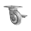 6.06289.551 BRK3 TG2 Colson Kingpinless Swivel Caster