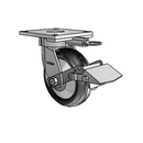 6.06289.5B9 MTG64 BRK1 TG1 Colson Kingpinless Swivel Caster