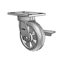 6.06289.5F1 BRK3 Colson Kingpinless Swivel Caster