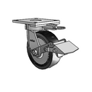 6.06289.839 MTG64 BRK1 TG1 Colson Kingpinless Swivel Caster