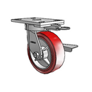 6.06289.921 MTG62 BRK3 Colson Kingpinless Swivel Caster