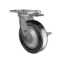 6.08289.331 MTG62 BRK3 TG1 Colson Kingpinless Swivel Caster
