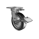 6.08289.451.2 MTG64 BRK1 TG1 Colson Kingpinless Swivel Caster