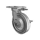 6.08289.451 MTG62 BRK3 TG1 Colson Kingpinless Swivel Caster