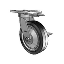 6.08289.459.2 MTG62 BRK3 TG1 Colson Kingpinless Swivel Caster