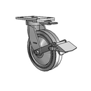 6.08289.459 MTG62 BRK1 TG2 Colson Kingpinless Swivel Caster