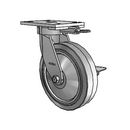 6.08289.459 MTG62 BRK3 TG2 Colson Kingpinless Swivel Caster