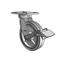 6.08289.4P5 BRK1 Colson Kingpinless Swivel Caster