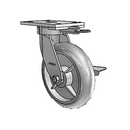 6.08289.551 MTG62 BRK3 Colson Kingpinless Swivel Caster
