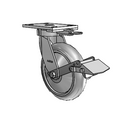 6.08289.555 MTG62 BRK1 TG2 Colson Kingpinless Swivel Caster