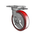 6.08289.925 MTG62 LH9.5 Colson Kingpinless Swivel Caster