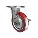 6.08289.929 BRK3 TG1 Colson Kingpinless Swivel Caster