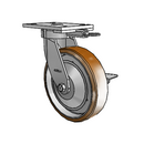 6.08289.931.3 MTG62 BRK3 TG1 Colson Kingpinless Swivel Caster