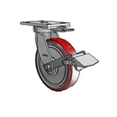 6.08289.931 MTG62 BRK1 TG1 Colson Kingpinless Swivel Caster