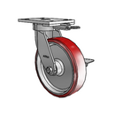 6.08289.931 MTG62 BRK3 Colson Kingpinless Swivel Caster