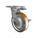 6.08289.939.3 MTG62 BRK3 TG1 Colson Kingpinless Swivel Caster