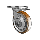 6.08289.939.3 MTG62 LH9.5 TG1 Colson Kingpinless Swivel Caster
