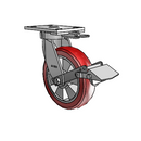 6.08289.93TS MTG62 BRK1 Colson Kingpinless Swivel Caster