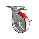 6.08289.941.7 MTG62 BRK3 Colson Kingpinless Swivel Caster