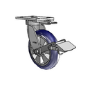 6.08289.96TF MTG62 BRK1 Colson Kingpinless Swivel Caster