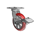 6.08289.96TS BRK1 Colson Kingpinless Swivel Caster