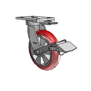 6.08289.96TS MTG62 BRK1 Colson Kingpinless Swivel Caster