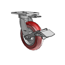 6.08289.9PC MTG62 BRK1 Colson Kingpinless Swivel Caster